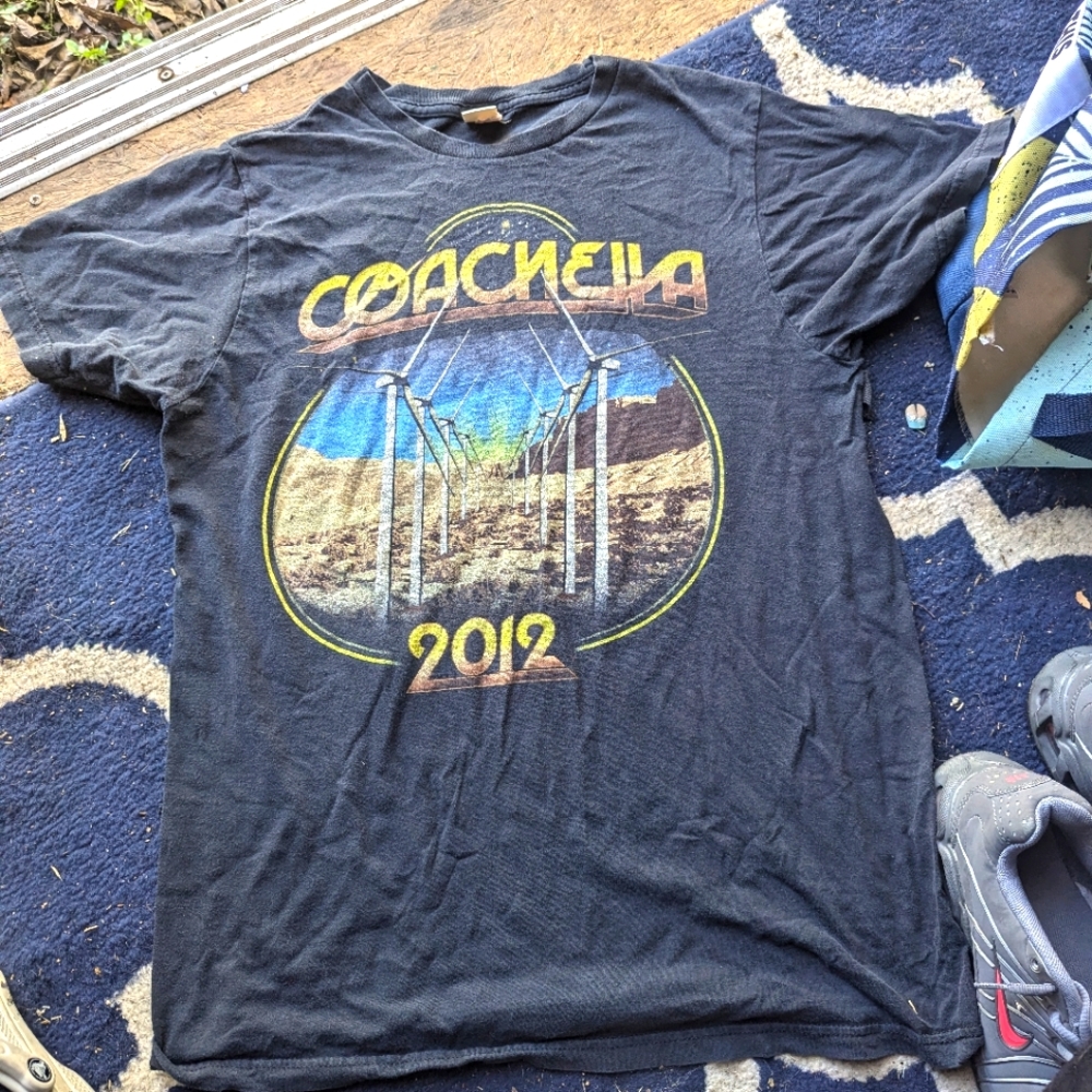 Authentic Coachella festival band t-shirt 2012
